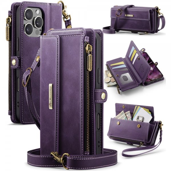 CaseMe iPhone 16 Pro Etui C39 Series Lilla