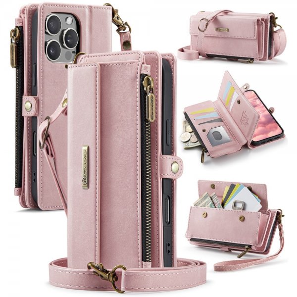 CaseMe iPhone 16 Pro Etui C39 Series Rosa