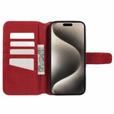 Nordic Covers iPhone 16 Pro Etui Essential Leather Poppy Red