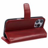 Nordic Covers iPhone 16 Pro Etui Essential Leather Poppy Red