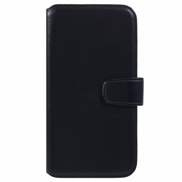Nordic Covers iPhone 16 Pro Etui Essential Leather Raven Black