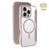 Vivanco iPhone 16 Pro Etui Mag Wallet Greige