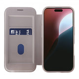 Vivanco iPhone 16 Pro Etui Mag Wallet Greige