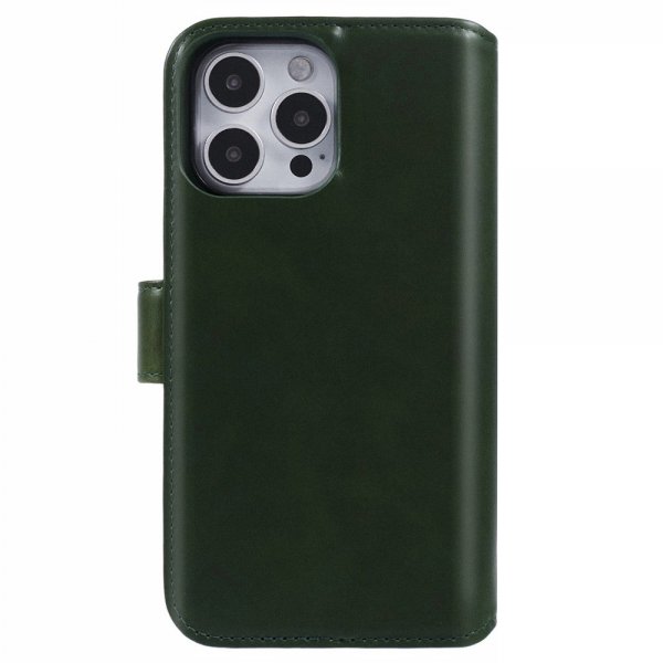 Nordic Covers iPhone 16 Pro Etui MagLeather Juniper Green