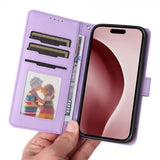 Betopnice iPhone 16 Pro Etui Avtagbart Deksel 005 Lilla