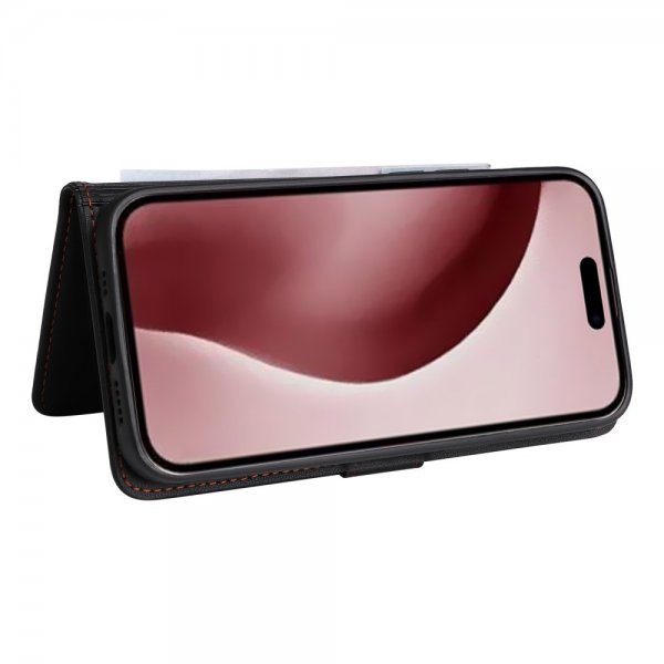 Betopnice iPhone 16 Pro Etui Avtagbart Deksel 005 Svart