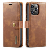 Dg.Ming iPhone 16 Pro Etui Avtagbart Deksel Brun