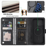 VILI iPhone 16 Pro Etui Avtagbart Deksel GV Series MagSafe Svart