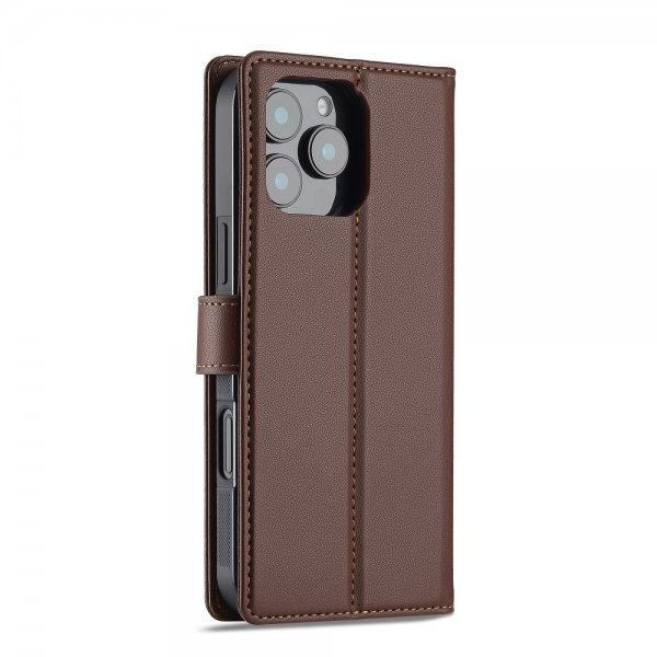 Lc.Imeeke iPhone 16 Pro Etui Avtagbart Deksel L2 Series MagSafe Brun