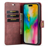 Dg.Ming iPhone 16 Pro Etui Avtagbart Deksel Rød