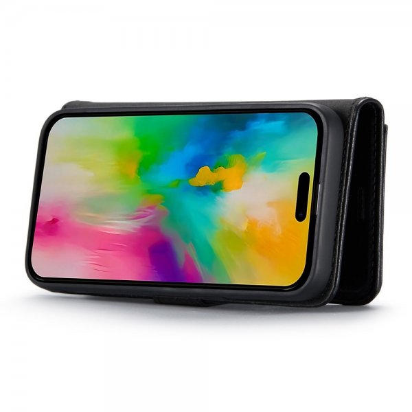 Dg.Ming iPhone 16 Pro Etui Avtagbart Deksel Svart