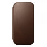 Nomad iPhone 16 Pro Etui Modern Leather Folio Brun