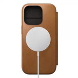 Nomad iPhone 16 Pro Etui Modern Leather Folio English Tan