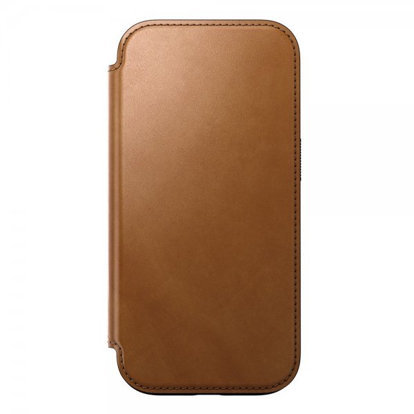 Nomad iPhone 16 Pro Etui Modern Leather Folio English Tan