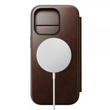 Nomad iPhone 16 Pro Etui Modern Leather Folio Horween Rustic Brown
