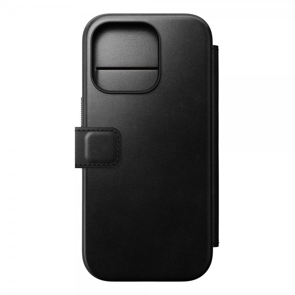 Nomad iPhone 16 Pro Etui Modern Leather Folio Horween Svart