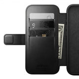 Nomad iPhone 16 Pro Etui Modern Leather Folio Horween Svart