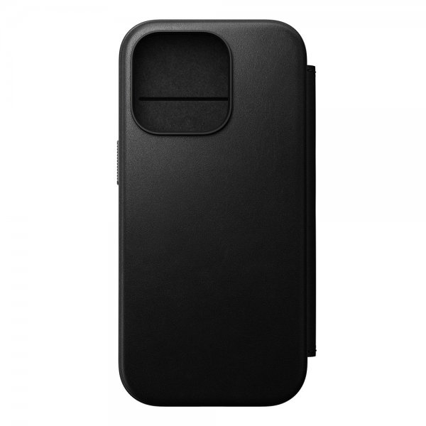 Nomad iPhone 16 Pro Etui Modern Leather Folio Svart