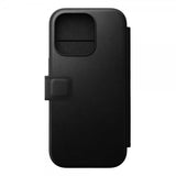 Nomad iPhone 16 Pro Etui Modern Leather Folio Svart
