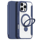 Dux Ducis iPhone 16 Pro Etui Skin X Pro Series Kickstand MagSafe Blå