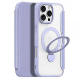 Dux Ducis iPhone 16 Pro Etui Skin X Pro Series Kickstand MagSafe Lilla