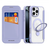 Dux Ducis iPhone 16 Pro Etui Skin X Pro Series Kickstand MagSafe Lilla