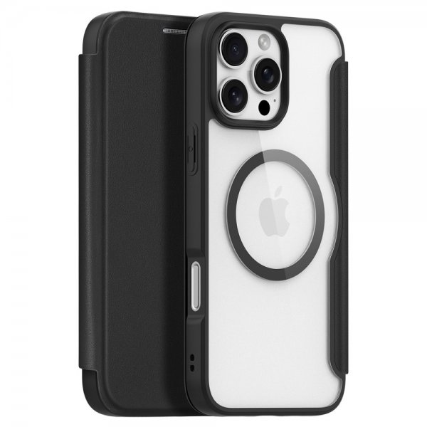Dux Ducis iPhone 16 Pro Etui Skin X Pro Series MagSafe Svart