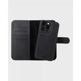holdit iPhone 16 Pro Etui Wallet Case Magnet Plus Svart