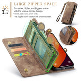 CaseMe iPhone 16 Pro Max Etui 008 Series Avtakbart Deksel Brun
