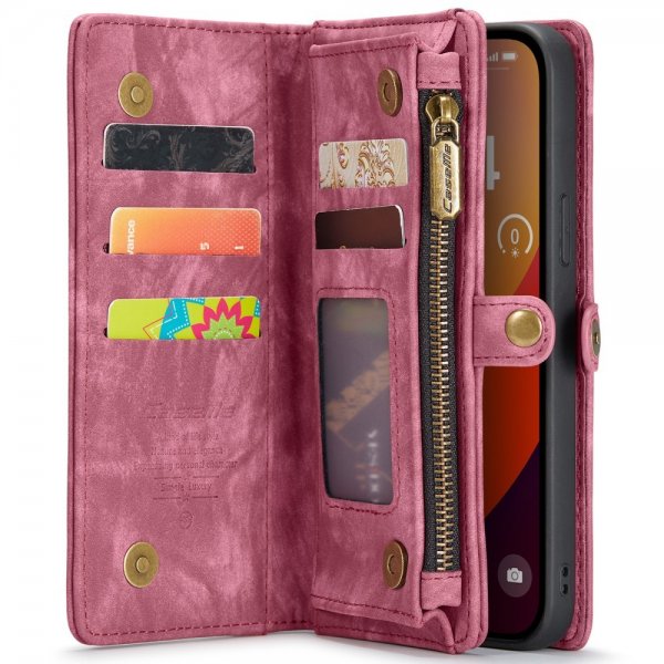 CaseMe iPhone 16 Pro Max Etui 008 Series Avtakbart Deksel Rød