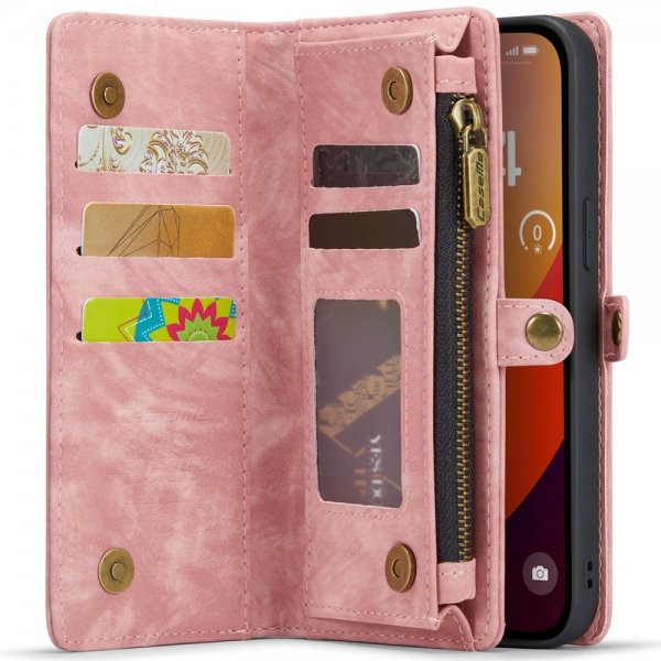 CaseMe iPhone 16 Pro Max Etui 008 Series Avtakbart Deksel Rosa
