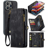 CaseMe iPhone 16 Pro Max Etui 008 Series Avtakbart Deksel Svart
