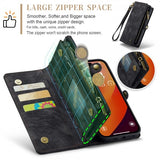 CaseMe iPhone 16 Pro Max Etui 008 Series Avtakbart Deksel Svart
