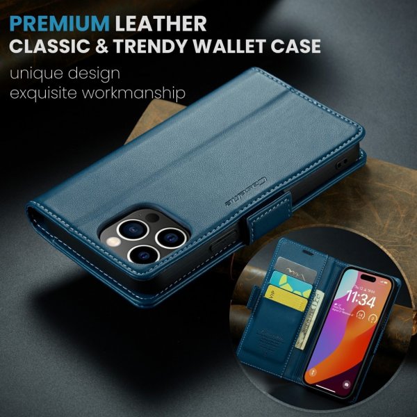 CaseMe iPhone 16 Pro Max Etui 023 Series Blå