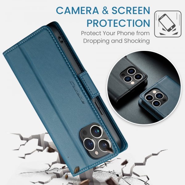 CaseMe iPhone 16 Pro Max Etui 023 Series Blå