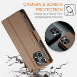 CaseMe iPhone 16 Pro Max Etui 023 Series Brun