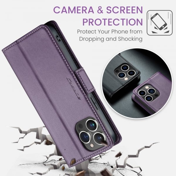 CaseMe iPhone 16 Pro Max Etui 023 Series Lilla