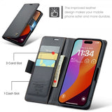CaseMe iPhone 16 Pro Max Etui 023 Series Svart