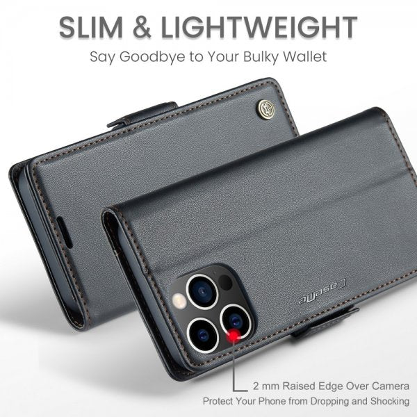 CaseMe iPhone 16 Pro Max Etui 023 Series Svart