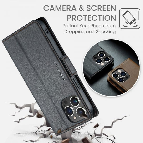 CaseMe iPhone 16 Pro Max Etui 023 Series Svart