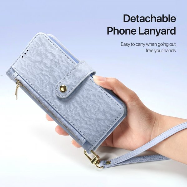 Dux Ducis iPhone 16 Pro Max Etui 2-in-1 Lawa Series MagSafe Blå
