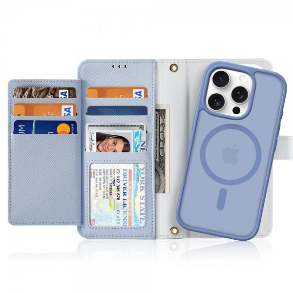 Dux Ducis iPhone 16 Pro Max Etui 2-in-1 Lawa Series MagSafe Blå
