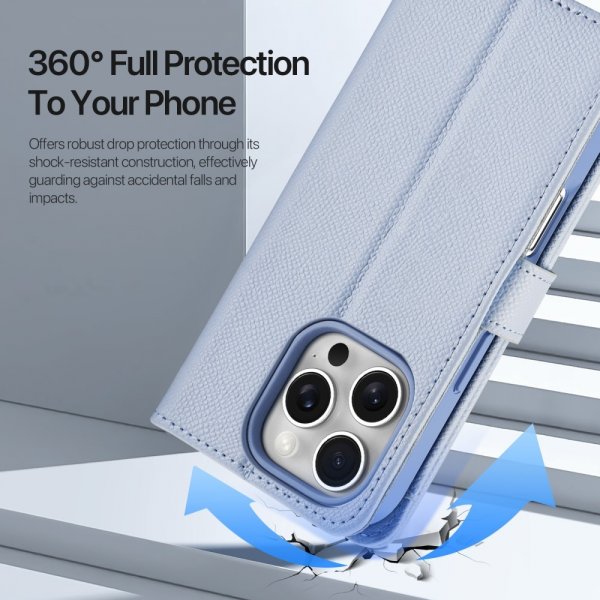 Dux Ducis iPhone 16 Pro Max Etui 2-in-1 Lawa Series MagSafe Blå