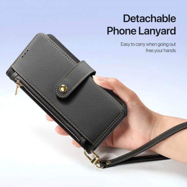 Dux Ducis iPhone 16 Pro Max Etui 2-in-1 Lawa Series MagSafe Svart