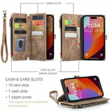 CaseMe iPhone 16 Pro Max Etui C30 Series Brun