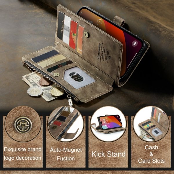 CaseMe iPhone 16 Pro Max Etui C30 Series Brun