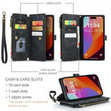 CaseMe iPhone 16 Pro Max Etui C30 Series Svart