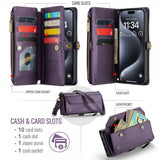 CaseMe iPhone 16 Pro Max Etui C36 Series Lilla