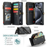 CaseMe iPhone 16 Pro Max Etui C36 Series Svart
