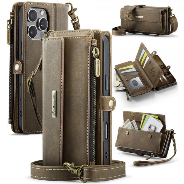 CaseMe iPhone 16 Pro Max Etui C39 Series Brun